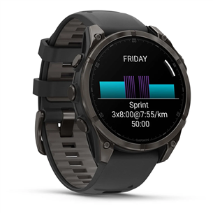 Garmin Fenix 8 Sapphire, 47 mm, tumehall - Spordikell