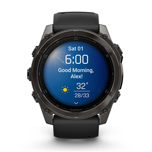 Garmin Fenix 8 Sapphire, 51 mm, tumehall - Spordikell