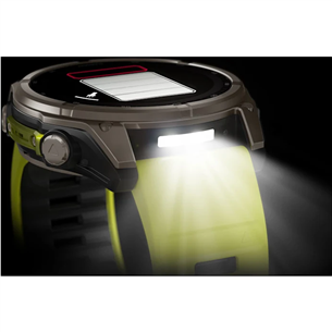 Garmin Fenix 8 Sapphire Solar, 51 mm, titan/yellow - Sports watch