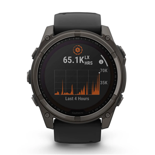 Garmin Fenix 8 Sapphire Solar, 51 мм, темно-серый - Спортивные часы