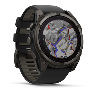 Garmin Fenix 8 Sapphire Solar, 51 mm, tumehall - Spordikell