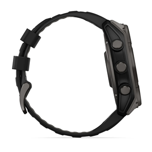 Garmin Fenix 8 Sapphire Solar, 51 мм, темно-серый - Спортивные часы