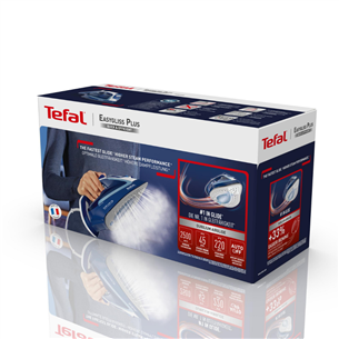 Tefal Easygliss Plus, 2500 Вт, белый/синий - Паровой утюг