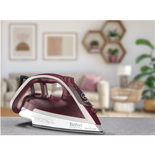 Tefal Ultragliss Plus, 2800 W, dark red/white - Steam iron