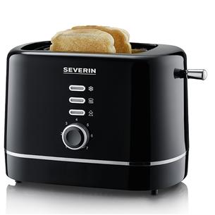 Severin, 850 W, black - Toaster AT4321