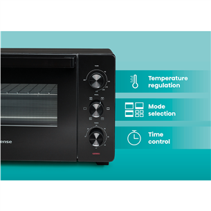 Hisense, 30 L, 1600 W, black - Mini oven