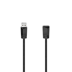 Hama USB Extension Cable, 1,5 m, must - Kaabel 00200619