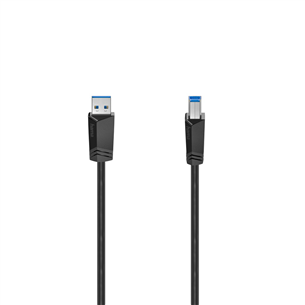 Hama USB-A / USB-B Cable, 5 Gbit/s, black - Cable 00200625