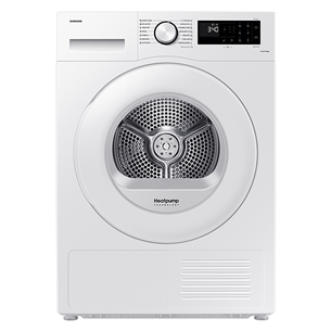 Samsung, heat pump, 9 kg, depth 60 cm - Clothes dryer DV90CGC2A0TELE