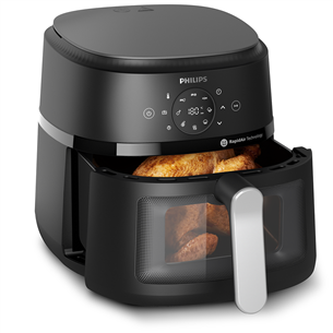 Philips Airfryer 2000 Series, 6,2 л, 1700 Вт, черный - Аэрогриль