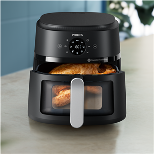 Philips Airfryer 2000 Series, 6,2 л, 1700 Вт, черный - Аэрогриль