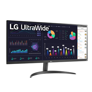 LG WQ500 UltraWide, 34'', 100 Hz, FHD, IPS, черный - Монитор