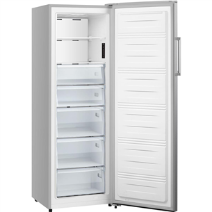 Gorenje, NoFrost, 240 л, высота 172 см, нерж. сталь - Морозильник