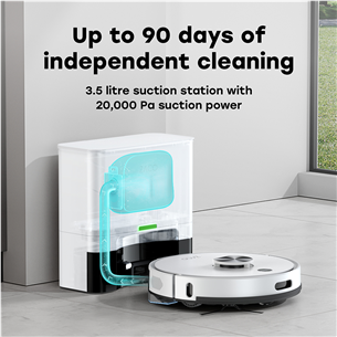 Zaco A10 Plus, Wet & Dry, white - Robot vacuum cleaner