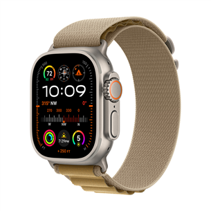 Apple Watch Ultra 2, 49 mm, Alpine Loop, Medium, tan - Smartwatch