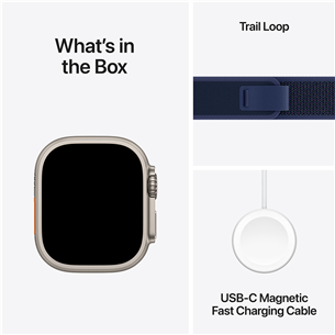 Apple Watch Ultra 2, 49 mm, Trail Loop, S/M, sinine - Nutikell