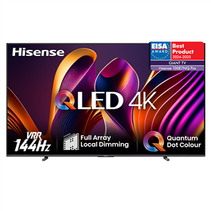 Hisense E7NQ PRO, 100'', 4K UHD, QLED, must - Teler 100E7NQPRO