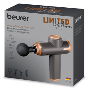 Beurer, Limited Edition, kompaktne, must - Massaažiseade