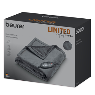 Beurer HD 74 Cosy Limited Edition, 150 x 130 cm, must - Soojenduspleed