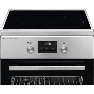 AEG 6000 Series SteamBake, 58 L, width 50 cm, stainless steel - Induction hob