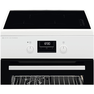 AEG 6000 Series SteamBake, 58 L, width 50 cm, white - Induction hob