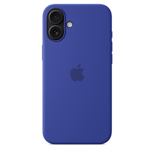 Apple Silicone Case with Magsafe, iPhone 16 Plus, ultramarine - Case