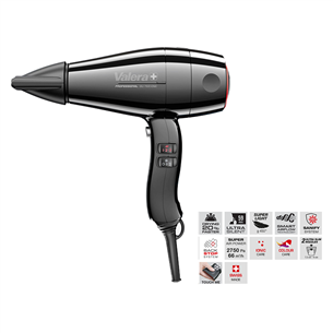 Valera Swiss Silent Jet 7500 Light, 2000 W, must - Föön