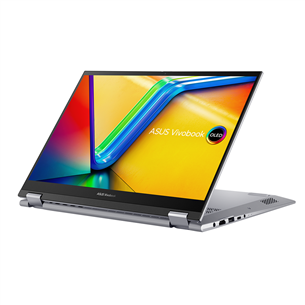 Asus Vivobook S 14 Flip OLED, 14'', 90 Hz, 2.8K, OLED, Ryzen 5, 16 GB, 1 TB, hõbe - Sülearvuti