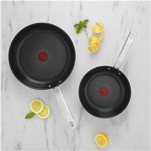 Tefal Intuition, 20/26 см, 2 предмета, нерж сталь - Комплект сковородок