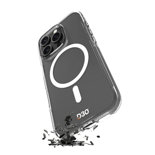 Puro Cover Impact Clear D3O® Bio for iPhone 16 Pro, transparent - Case