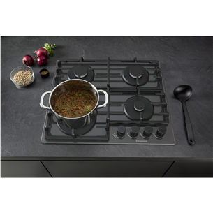 Hisense, width 60 cm, black - Built-in gas hob