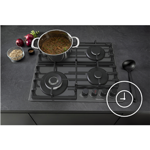 Hisense, width 60 cm, black - Built-in gas hob