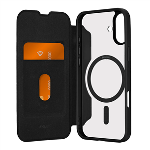 Puro BOOK MAG Booklet Case for iPhone 16 Plus, black - Case