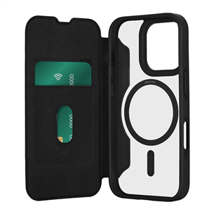 Puro BOOK MAG Booklet Case for iPhone 16 Pro Max, black - Case PUIPC16P67BKMAGBLK