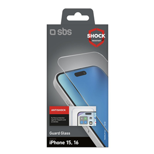 SBS Glass screen protector for iPhone 16 / 15 - Screen protector