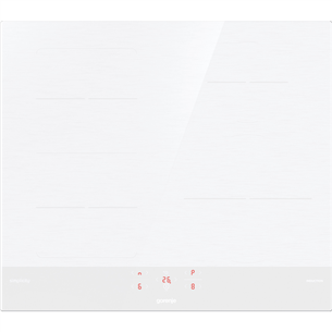 Gorenje, widht 59,5 cm, frameless, white - Built-in induction hob GI6421SYW