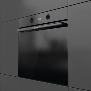 Gorenje, 77 л, черный - Интегрируемый духовой шкаф