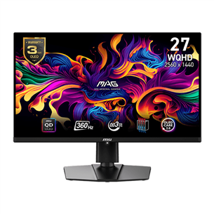 MSI MAG271 QPX, 27'', 360 Hz, QHD, QD-OLED, must - Monitor MAG271QPXQD-OLED