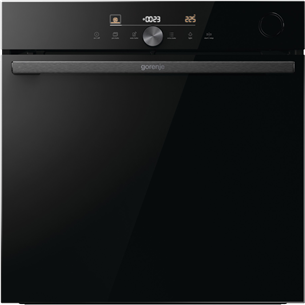 Gorenje, 77 L, pyrolytic cleaning, black - Built-in oven BPSA6747DGWI