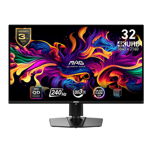 MSI MAG321 UPX, 32'', 4K UHD, 240 Hz, QD-OLED, must - Monitor MAG321UPXQD-OLED