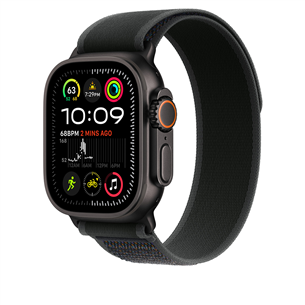 Apple Trail Loop, 49 mm, M/L, black titanium, black - Watch band