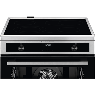 AEG 6000 SteamBake, 73 L, stainless steel - Induction cooker