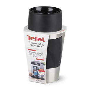 Tefal, 0,3 л, черный - Термокружка