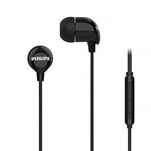 Philips TAE2146, USB-C, black - Wired in-ear earbuds