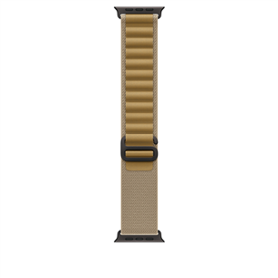 Apple Watch Alpine Loop, 49 mm, Large, black titanium, tan - Watch band