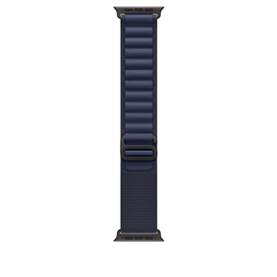 Apple Watch Alpine Loop, 49 mm, Medium, black titanium, navy - Watch band