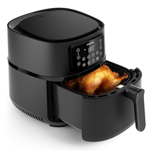 Philips Airfryer 5000 seeria XXL Connected, 7,2 L, 2000 W, must - Kuumaõhufritüür + 2 lisatarvikut