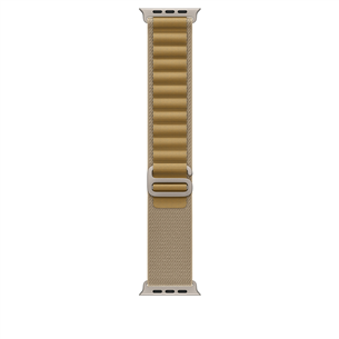 Apple Watch Alpine Loop, 49 mm, Medium, natural titanium, tan - Watch band