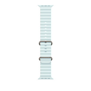 Apple Ocean Band, 49 mm, natural titanium, ice blue - Watch band