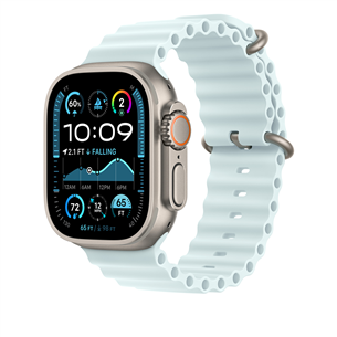 Apple Ocean Band, 49 mm, titaan, helesinine - Kellarihm